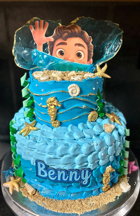 Luca Disney Custom Cake