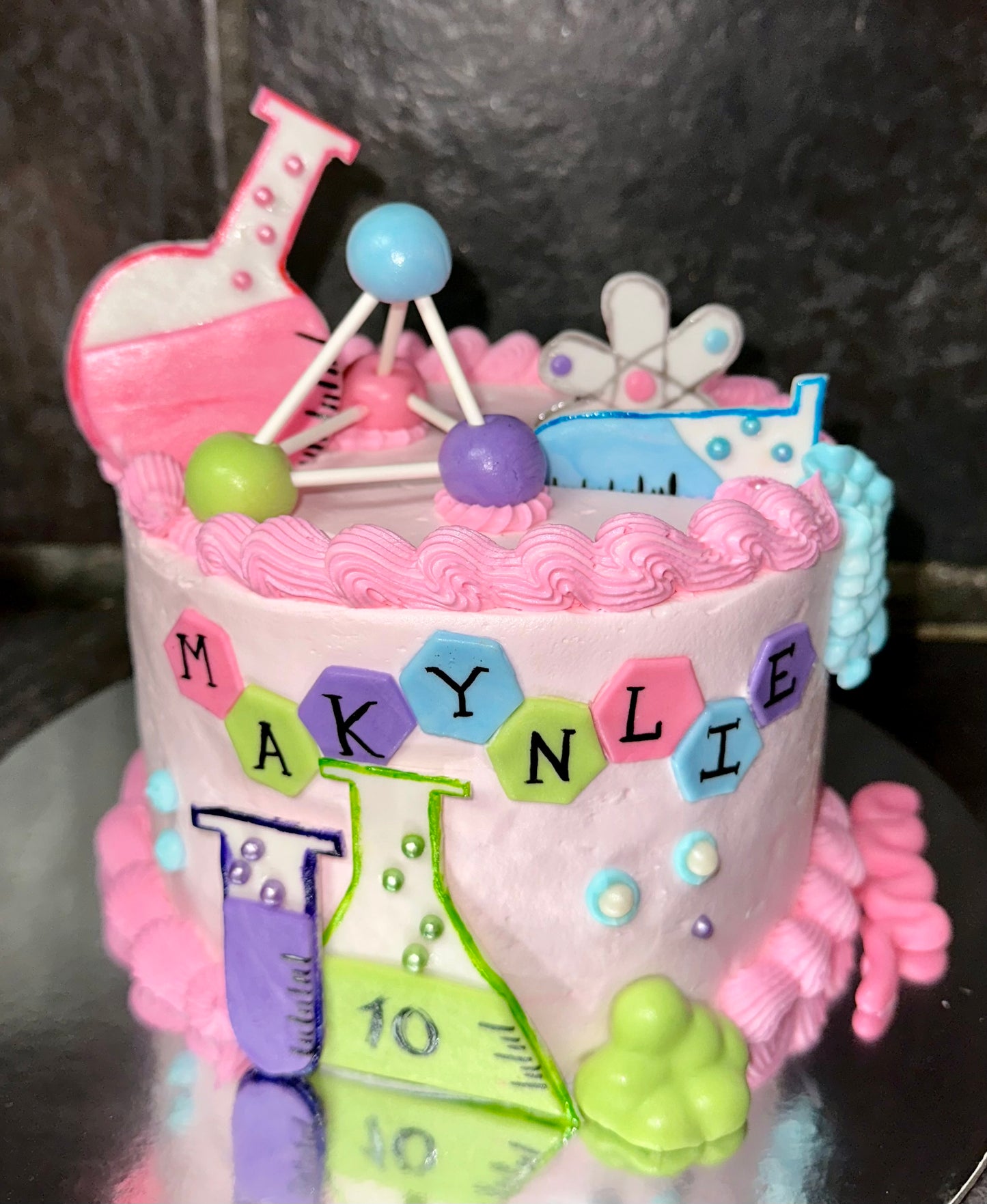 Science Lab Custom Cake