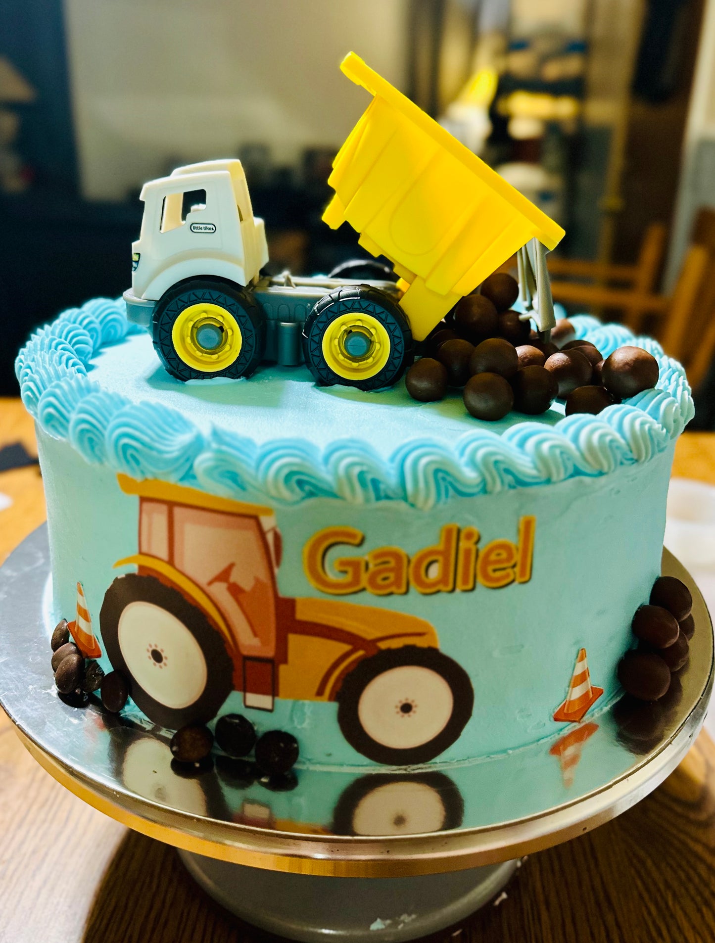 Dump Truck Custom Cake